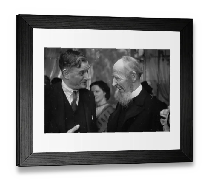 Framed Print : An Actor And An MP Framed Print : An Actor And An MP