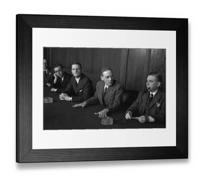 Framed Print : Committee Meeting Framed Print : Committee Meeting