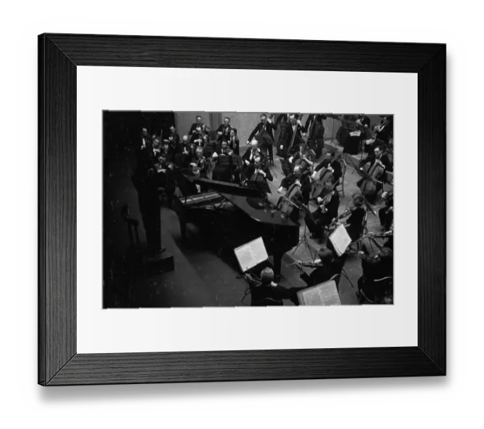 Framed Print : Fistoulari Conducting Framed Print : Fistoulari Conducting