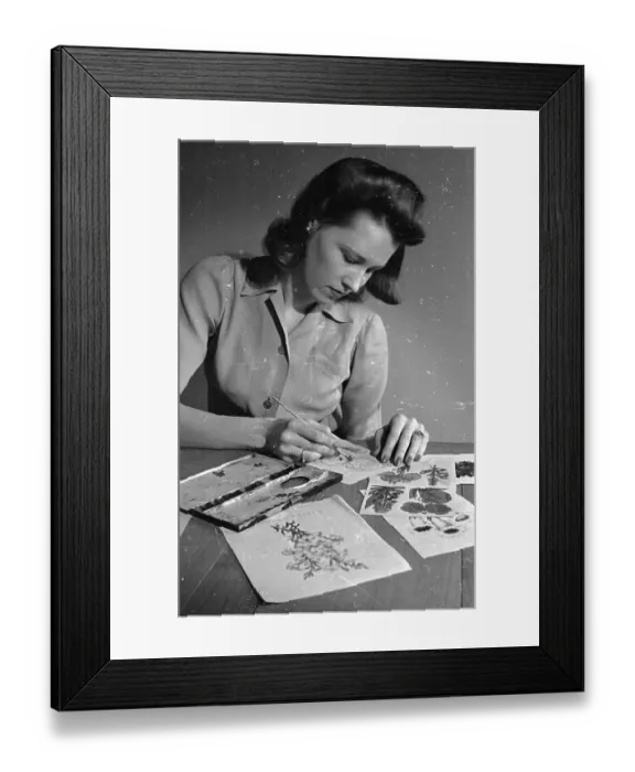 Framed Print : Woman Painting Framed Print : Woman Painting