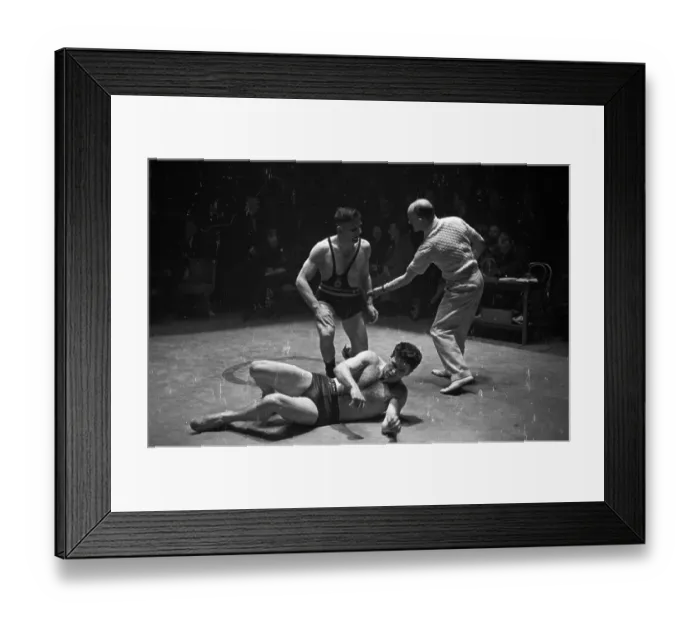 Framed Print : Referee Intervenes Framed Print : Referee Intervenes