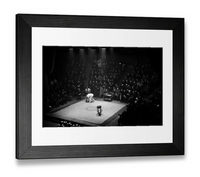 Framed Print : Wrestling Match
