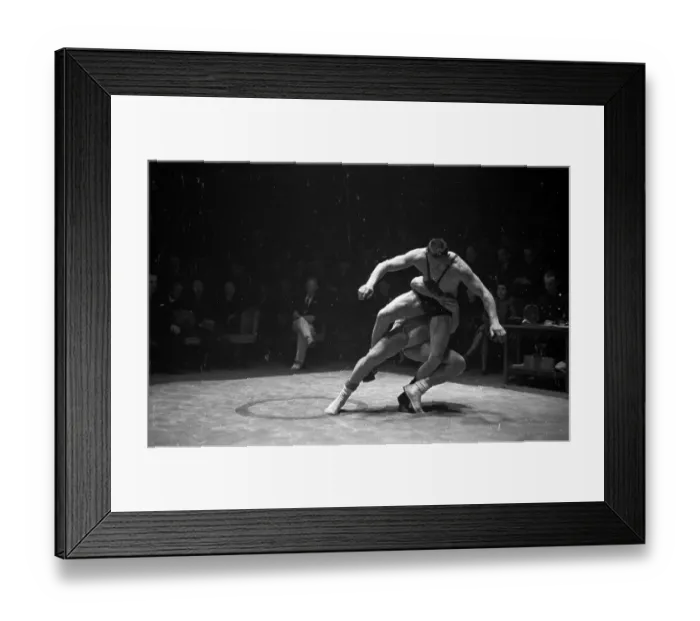 Framed Print : Wrestling Tournament