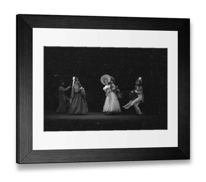 Framed Print : Mime And Dance Framed Print : Mime And Dance
