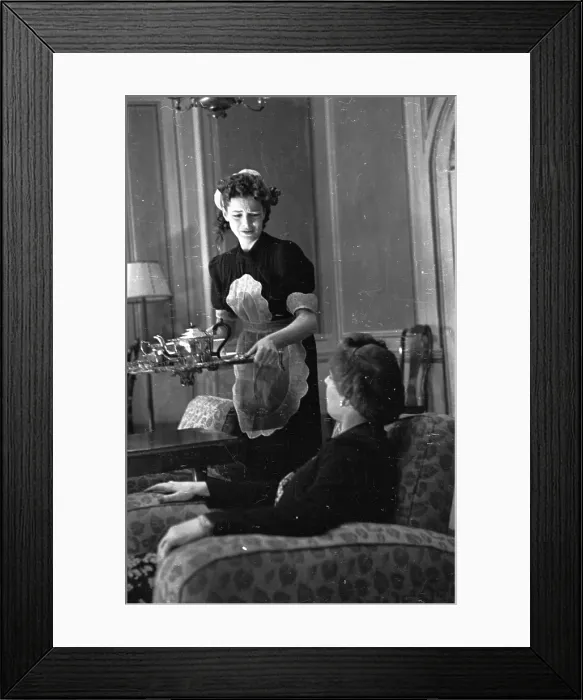 Framed Print : Mabel The Maid Framed Print : Mabel The Maid