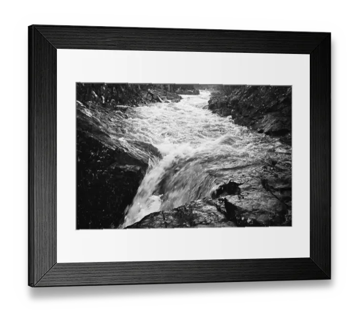 Framed Print : Highland Waterfall Framed Print : Highland Waterfall