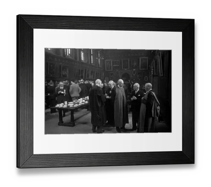 Framed Print : Reception. 13th March 1943: A reception at Christ Church Framed Print : Reception. 13th March 1943: A reception at Christ Church