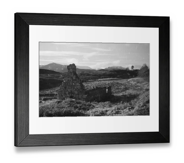 Framed Print : Cottage Ruins Framed Print : Cottage Ruins