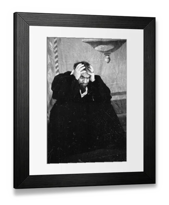 Framed Print : Despairing Shylock Framed Print : Despairing Shylock