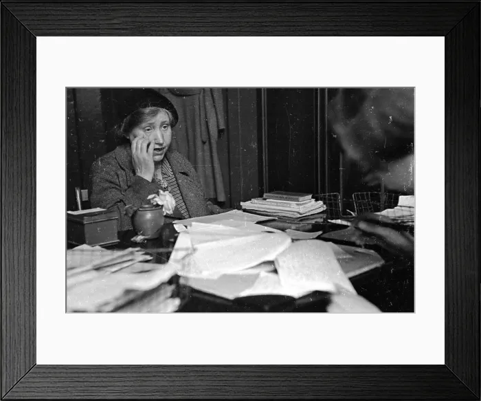 Framed Print : Anxious Woman Framed Print : Anxious Woman