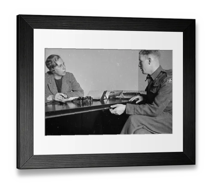 Framed Print : Soldier And Adviser Framed Print : Soldier And Adviser