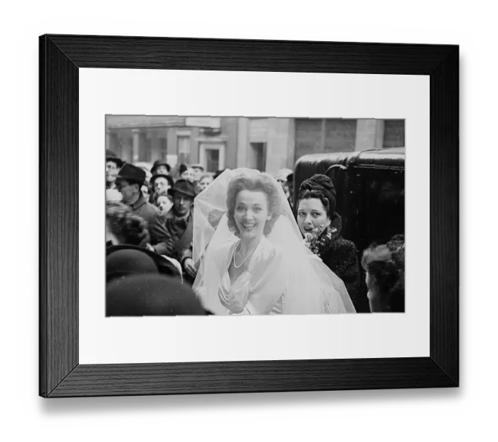 Framed Print : Landis As A Bride Framed Print : Landis As A Bride