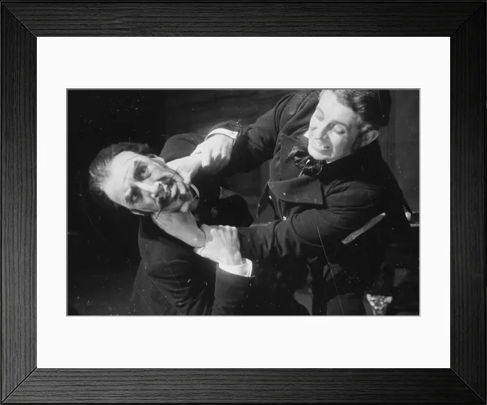 Framed Print : Strangling Scene Framed Print : Strangling Scene