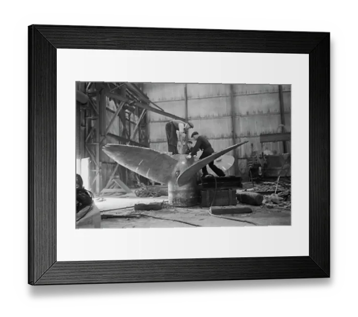 Framed Print : Propeller Factory Framed Print : Propeller Factory