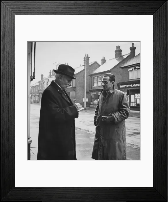 Framed Print : Street Interview Framed Print : Street Interview