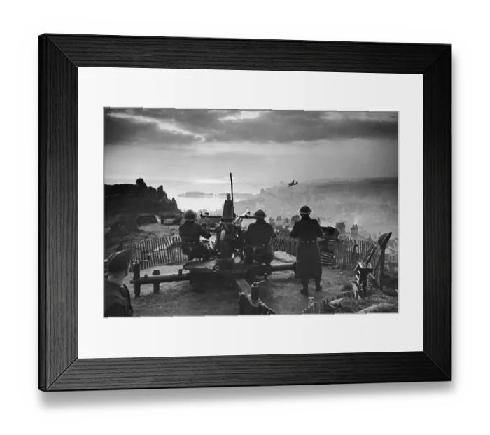 Framed Print : Gunners In Action