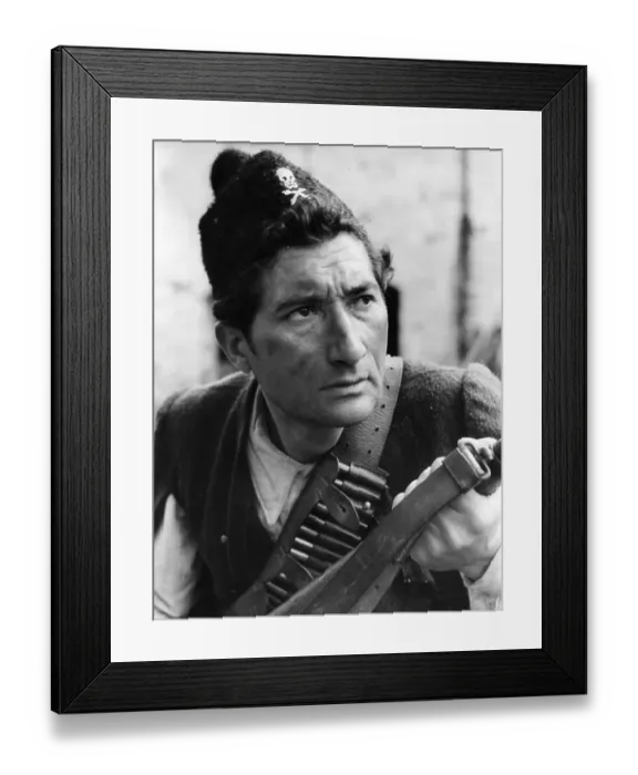 Framed Print : Chetniks. 1943: A Yugoslav freedom fighter opposes the Nazi occupation Framed Print : Chetniks. 1943: A Yugoslav freedom fighter opposes the Nazi occupation