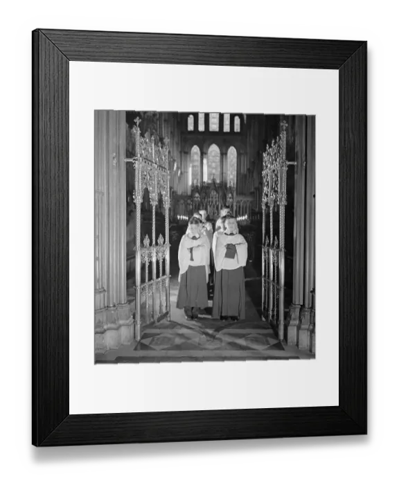 Framed Print : Ely Choristers Framed Print : Ely Choristers