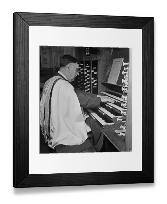 Framed Print : Cathedral Organist Framed Print : Cathedral Organist