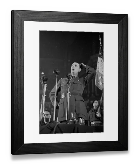 Framed Print : General De Gaulle