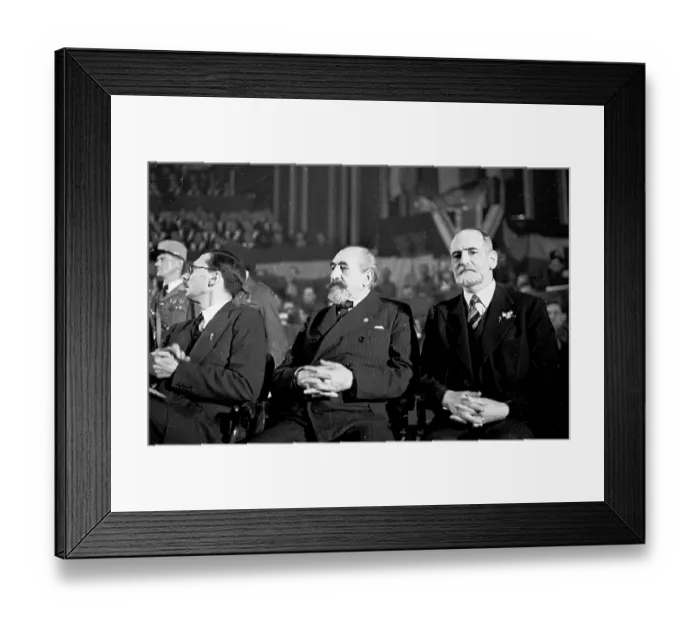 Framed Print : Free French Leaders Framed Print : Free French Leaders