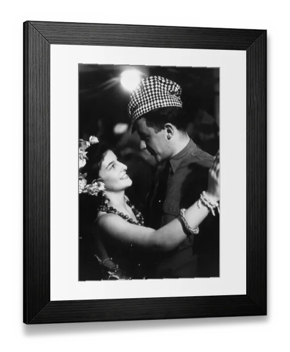 Framed Print : Off Duty. 14th November 1942: A GI and his girl friend dancing at a Halloween Framed Print : Off Duty. 14th November 1942: A GI and his girl friend dancing at a Halloween