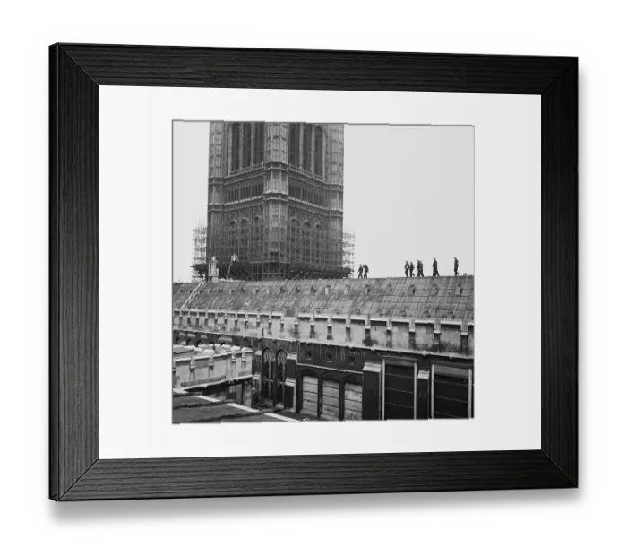 Framed Print : Fire Guard Framed Print : Fire Guard