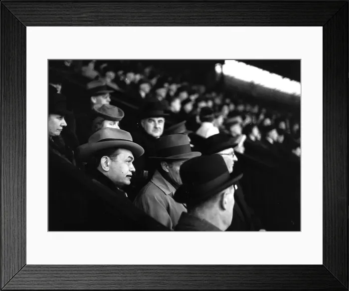 Framed Print : Edward G Robinson At Hampden Park Framed Print : Edward G Robinson At Hampden Park