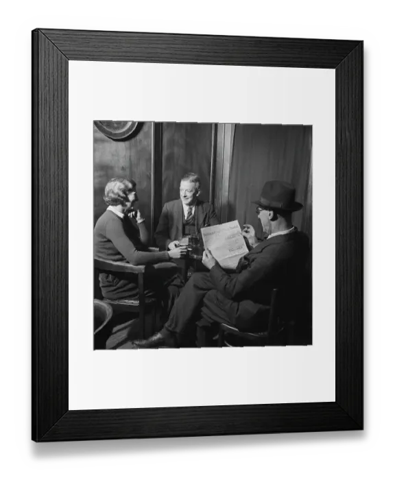Framed Print : One Man Newspaper Framed Print : One Man Newspaper