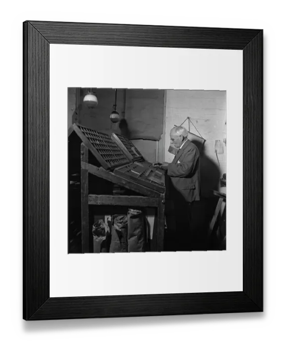 Framed Print : One Man Newspaper Framed Print : One Man Newspaper