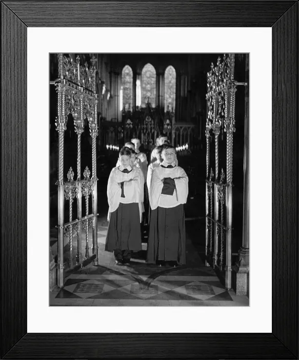 Framed Print : Christmas Choir