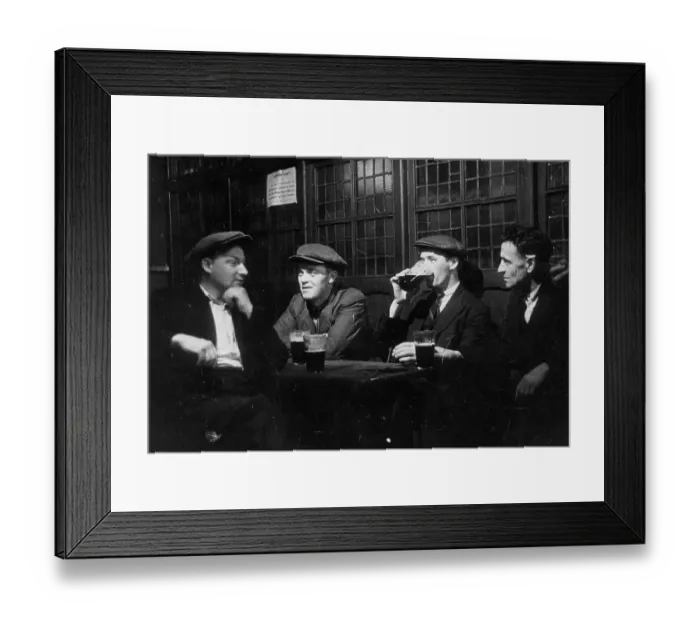 Framed Print : Drinkers In Pub Framed Print : Drinkers In Pub