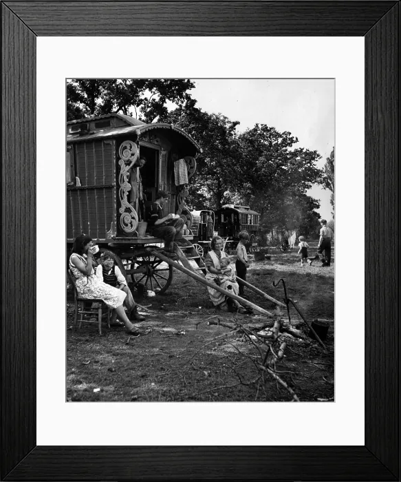 Framed Print : Gypsy Camp Framed Print : Gypsy Camp