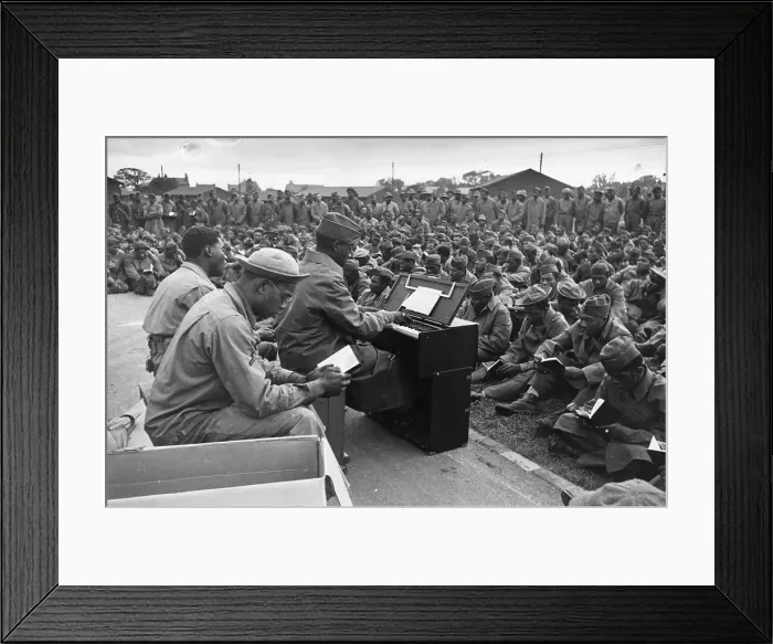 Framed Print : Military Organist Framed Print : Military Organist