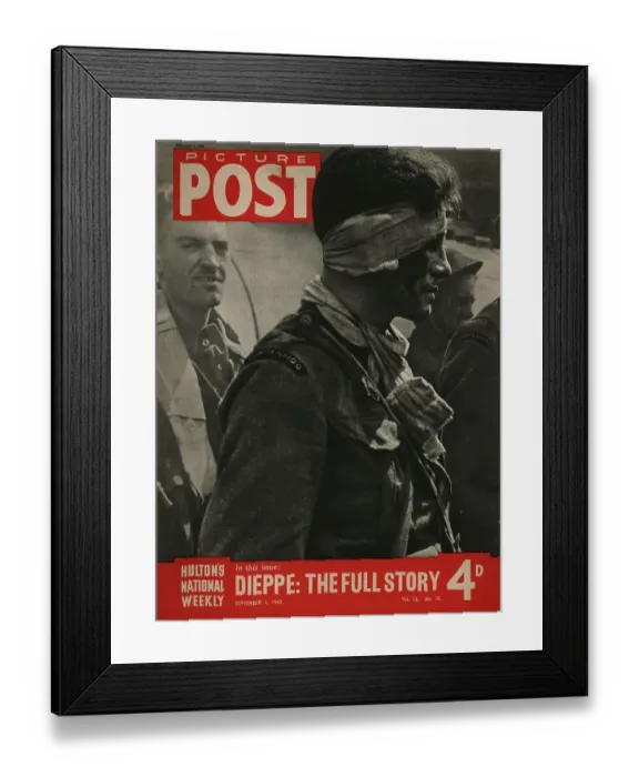 Framed Print : Dieppe Soldiers Framed Print : Dieppe Soldiers