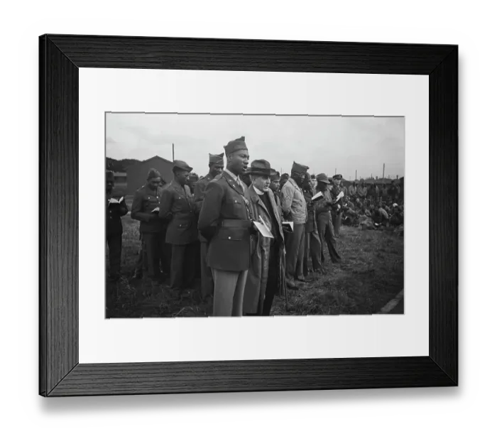 Framed Print : Soldier's Service Framed Print : Soldier's Service