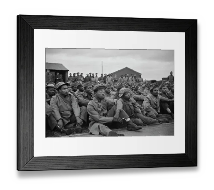 Framed Print : Soldier's Service