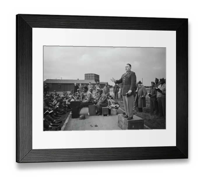 Framed Print : Soldier's Service Framed Print : Soldier's Service