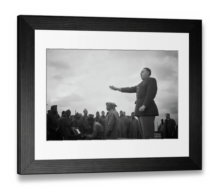 Framed Print : Soldier's Service