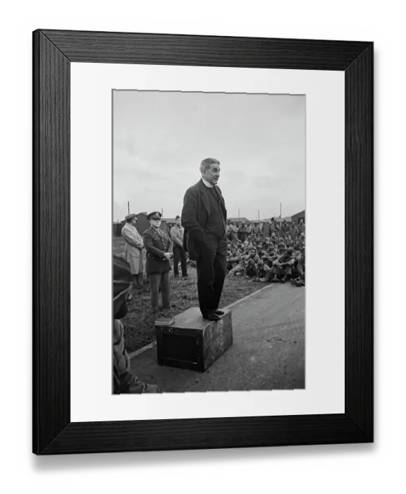 Framed Print : Soldier's Service