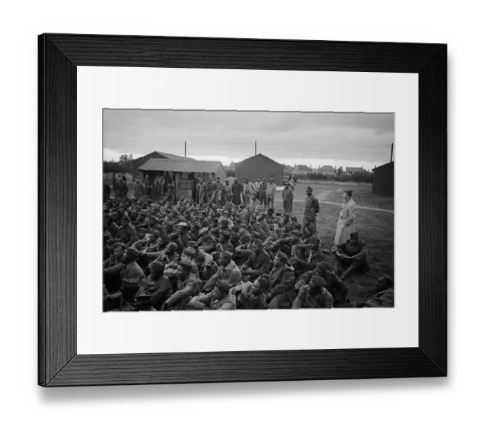 Framed Print : Soldier's Service