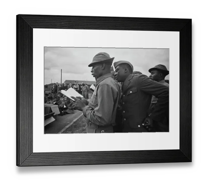 Framed Print : Soldier's Service