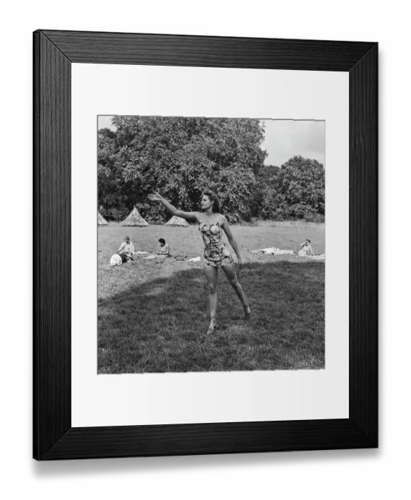 Framed Print : Holiday Camp For War Workers Framed Print : Holiday Camp For War Workers