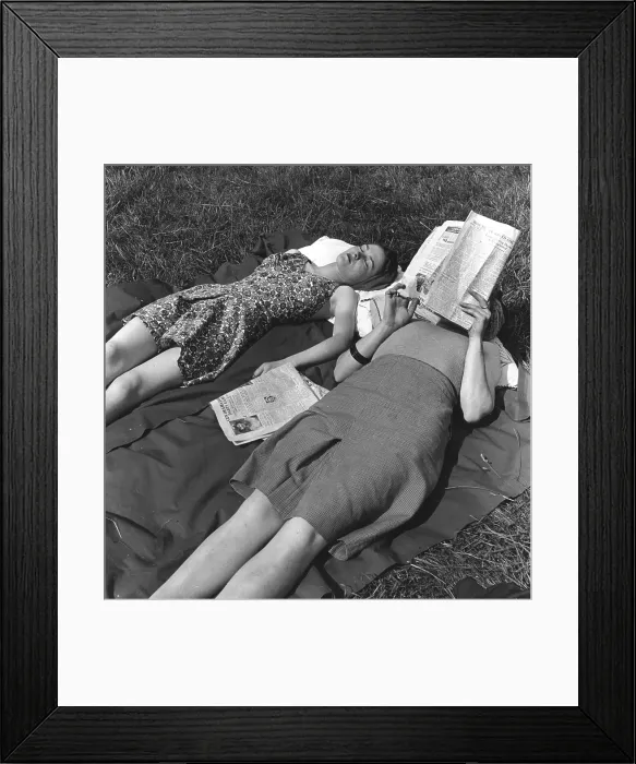 Framed Print : Workers Relax Framed Print : Workers Relax