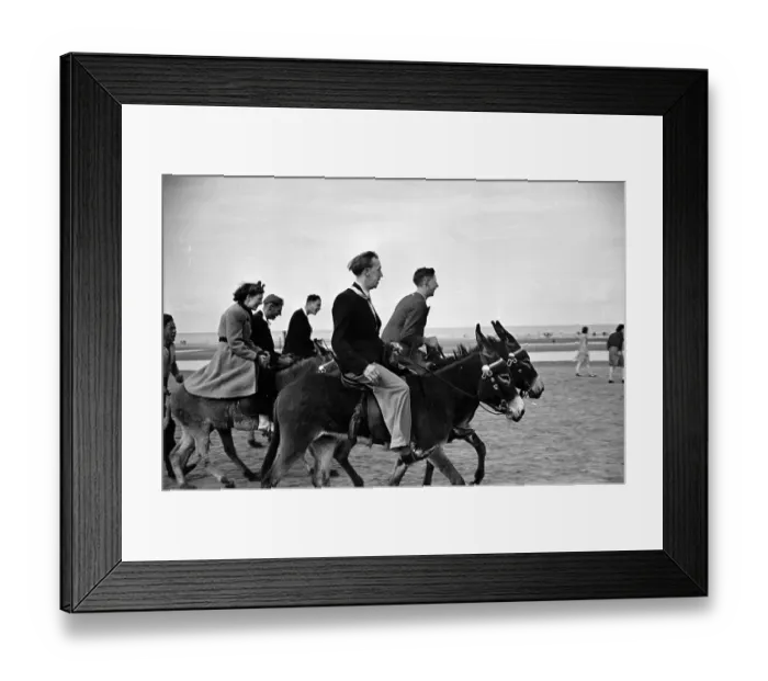 Framed Print : Donkey Riding Framed Print : Donkey Riding
