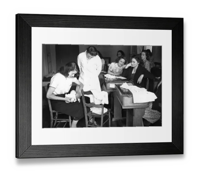 Framed Print : Motherhood Training