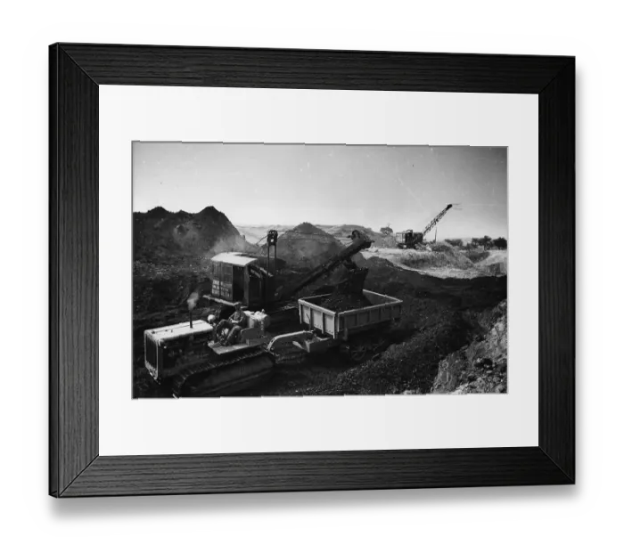 Framed Print : Loading Coal Framed Print : Loading Coal