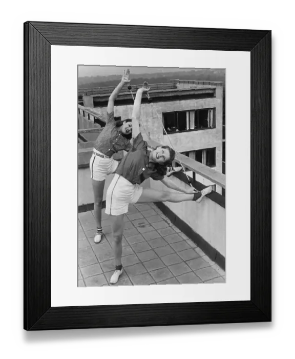 Framed Print : Keeping Fit Framed Print : Keeping Fit