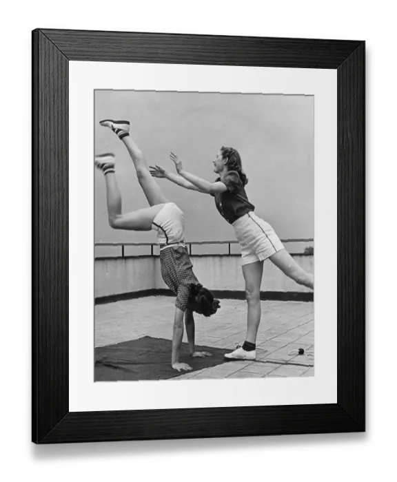 Framed Print : Keeping Fit Framed Print : Keeping Fit