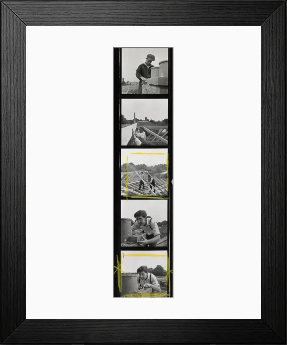 Framed Print : Self-Build Houses Framed Print : Self-Build Houses